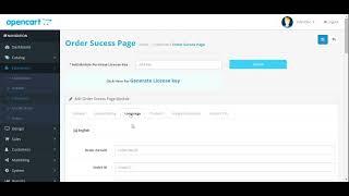 OpenCart Order Success Page Module