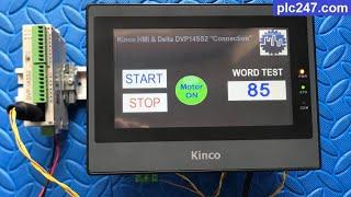 Kinco HMI & Delta PLC "RS232 Communication" Tutorial