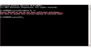 Access Denied as you do not have sufficient privileges Error Chkdsin Windows 11 / 10 - % FIXED