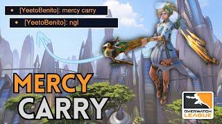 When the enemy compliments your Mercy! ⭐ + vsing an ex-OWL Player!! | Overwatch 2 Mercy Gameplay