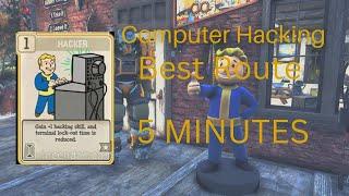 Fallout 76 - BEST and EASY Computer Hacking Route - 6 Hacks 5 Minutes