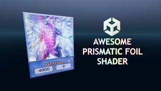 Simple prismatic card foil shader #Unity3D #unitytutorial #howto #shadergraph