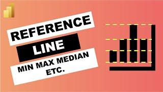 Adding Dynamic Reference Line on Power BI chart for Min Max Average Median and Percentile