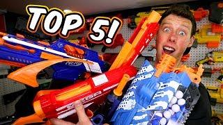 TOP 5 NERF GUNS! (Favorite, Worst, Under $30, and Best of Each Series)