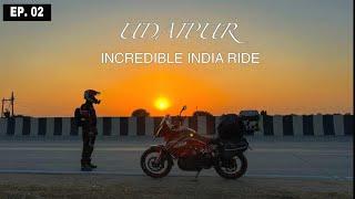 Udaipur : City of Lakes | Incredible India Ride Ep. 02 | City Palace, Sajjangarh, Fatehsagar Lake