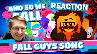 AND SO WE FALL | Fall Guys: Ultimate Knockout Song! | The Stupendium | RUSSIAN REACTION