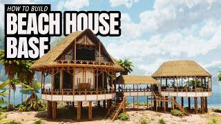 How To Build A Beach House Base - Ark Survival Ascended