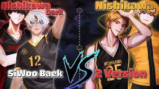 The Spike Volleyball !! 3x3 !! Dark Nishikawa & SiWoo Vs Nishikawa Boss !! The Spike 4.2.7