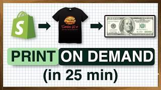 How to start Print On Demand in 2024 in 30 minutes