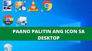 PAANO PALIITIN ANG SIZE NG ICON SA DESKTOP - HOW TO CHANGE THE SIZE OF THE ICON | PTTV