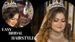 Bridal hairstyle | Easy hairstyle tutorial | hairstyle step by step