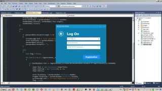 Sign in & Log on Wpf C# XAML Windows 8 Modern UI