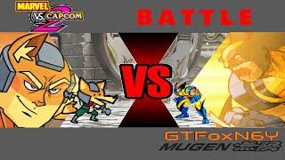 GTFox MUGEN: MVC2 Battle! : Melee Fox VS Wolverine