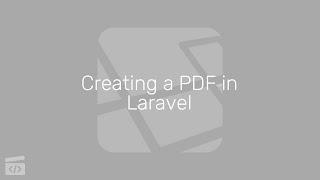 Creating a PDF in Laravel, Part 1: Introduction