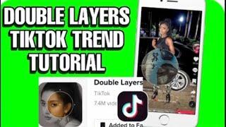 Double layers tiktok trend | how to do the new double layers tiktok trend tutorial