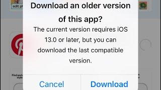 How can download Pinterest in iPhone old iPhone 4,4s ,5,5s,6 #apple #ios12.5 #ios16 apps
