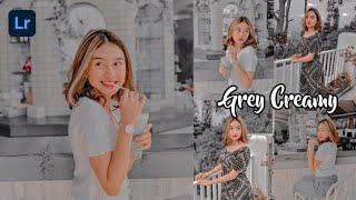 Tutorial edit foto lightroom android | Grey Creamy | Lightroom tutorial