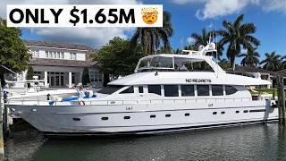 Best Boat Under $2M  2001 Monte Fino 88 Yacht Tour