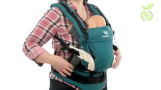 Ношение новорожденного в слинг-рюкзаке Мандука