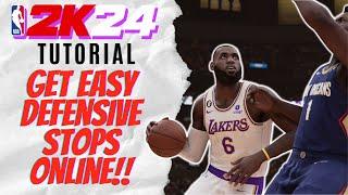 The BEGINNERS GUIDE to ON BALL DEFENSE in NBA 2K24!