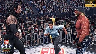 The Undertaker brutally beats Hulk Hogan at Halloween Havoc 1997 WWE 2K24