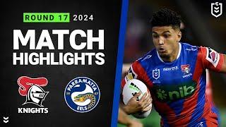 NRL 2024 | Knights v Eels | Match Highlights