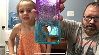 glitter iPhone case unboxing.