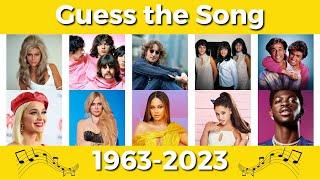 Guess the Song Music Quiz  | One Song Per Year 1963 - 2023