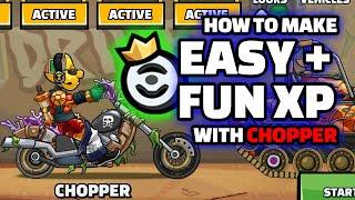 Mastery XP Tutorial for Chopper | Fun and Easy Method | How To | Hill Climb Racing 2