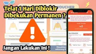 Resiko Telat Bayar Shopee Paylater 1 Bulan | Tidak Dibayar Denda Bertambah