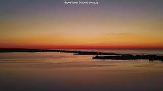 Mecox Sunrise Color Changes - Hamptons Drone Aerial View - Joanna L Steidle