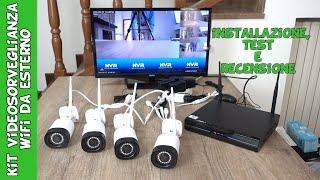 kit videosorveglianza professionale economico con telecamere wifi, NVR, DVR e HDD: test e recensione