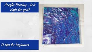 What I have learnt from my acrylic pouring experience  11 tips for beginners