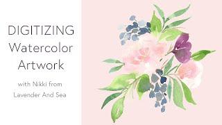 How To Digitize Watercolor Artwork