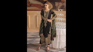 Charizma Luxury Formals Chiffon Designer Dresses - Jorra Clothing Store