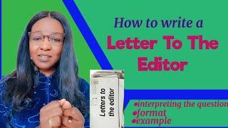 How to write a letter to the #editor #editorial #letters