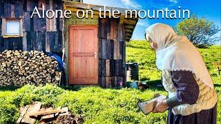 A 90-year-old Grandmother Lives Alone on a Mountain || Umoljani