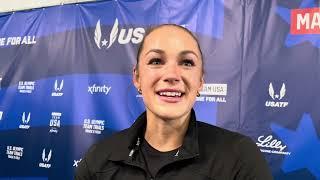 Abby Steiner Emotional After Missing 2024 U.S. Olympic 200m Team, 6th In The Final