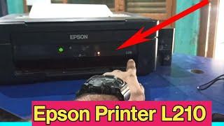 Epson Printer L210 printer Ink problem !! ink light Flash !!Mainu Online Tech