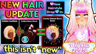 The First Royale High Weekly Hair Update! My First Impression & Thoughts