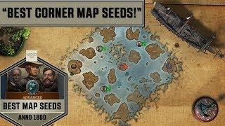 Anno1800 - Best Map Seeds for Corner Map Type!