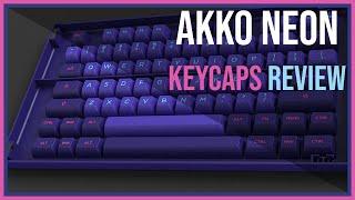 Akko Neon Keycaps Review | ASA Profile (Sound Test)