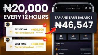 Free Money! Just Tap Your Phone Screen Every 12 Hours And Earn ₦20,000! How To Make Money Online