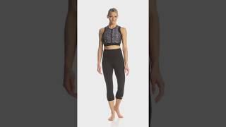 Delfin Spa Heat Maximizing Printed Crop Top | SwimOutlet.com