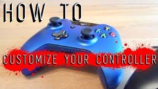 How To Customize Your Xbox One Controller - Easy & Cheap To Do Tutorial