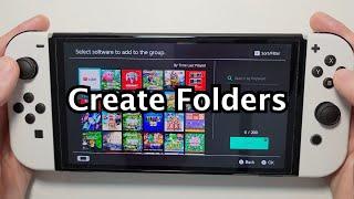 Nintendo Switch: How to Create Folders (Groups)