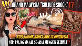 ORANG SABAH MALAYSIA CULTURE SHOCK MINUM KOPI “T4H1”LUWAK‼️KOPI PALING POPULAR DI BALI INDONESIA