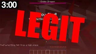 MINECRAFT WORLD RECORD SPEEDRUN IN UNDER 5 MINUTES [3:00]!!!!!!!!!!!!!!!!!!!!!!!!!!!!!!!!!!!!!!!!!!!