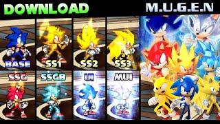 [Download] Sonic (DBS) (Base,BaseK,SS1,SS2,SS3,SSG,SSGK,SSB,SSBK,SSBKX10,UI,MUI) M.U.G.E.N Edit