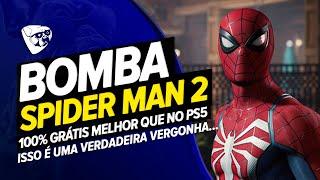 BOMBA! Spide Man 2 100%GRÁTIS MELHOR Que No PS5! Isso É UMA VERGONHA